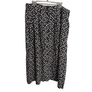 Vintage 90's Kathie Lee Button down Skirt Union Made in‎ the USA Size XL Boho